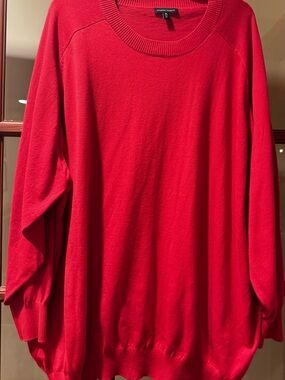 Universal Standard Red Crewneck Sweater